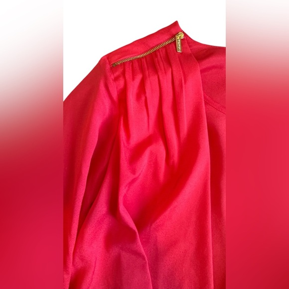 CALVIN KLEIN draped front blouse - Picture 5 of 7